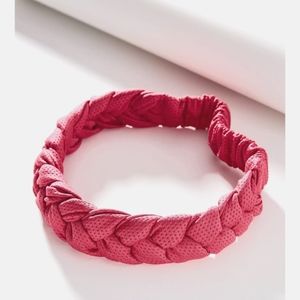 Anthropologie Dana Braided Headband- rose